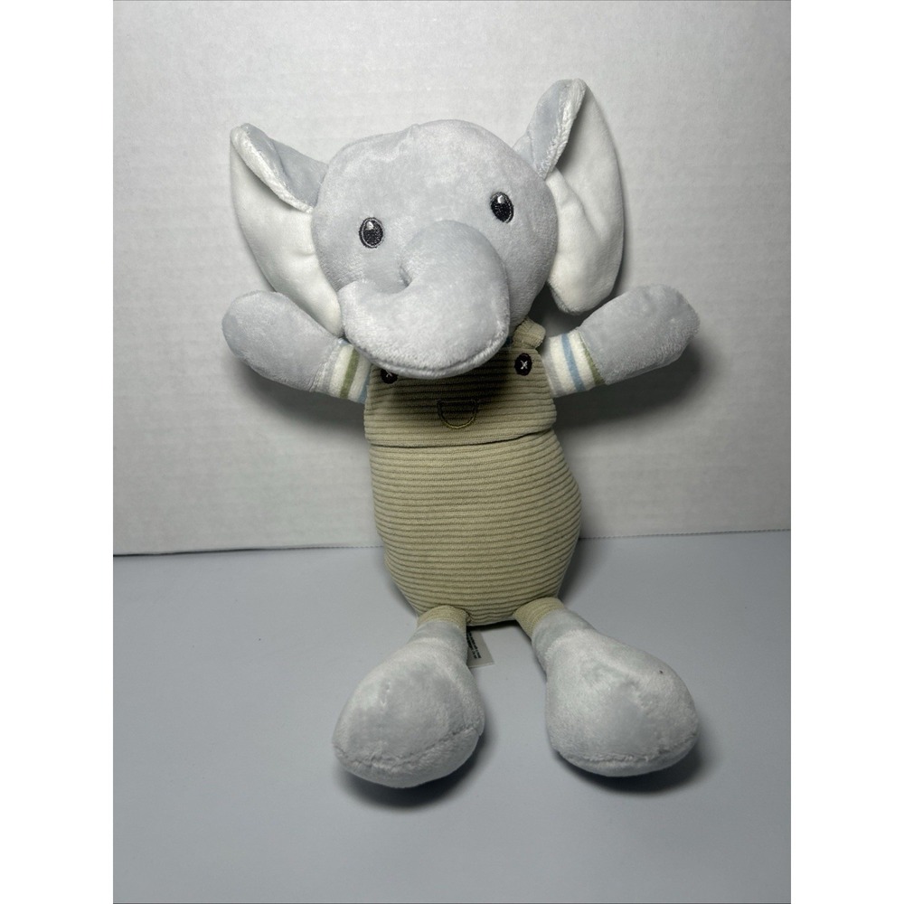 Chickpea 11" Elephant Striped Stuffed Animal Plush - Picture 8 of 8